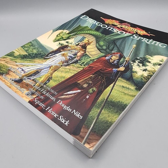 Dragonlance Dragons of Spring WOTC Licensed Book Very Good - Picture 3 of 11